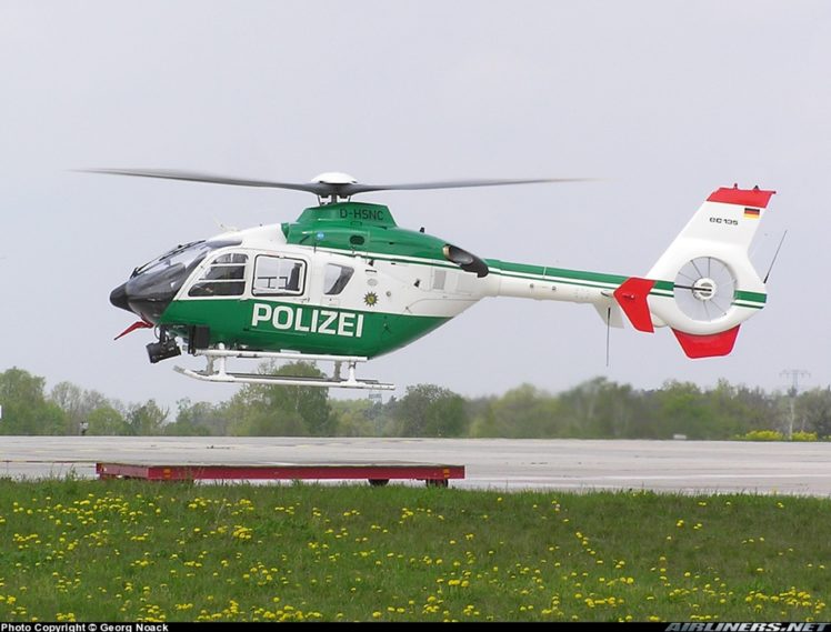 helicopter, Aircraft, Police, Eurocopter, Ec 135, Germany HD Wallpaper Desktop Background