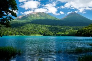 scenery, Lake, Mountains, Forests, Nature