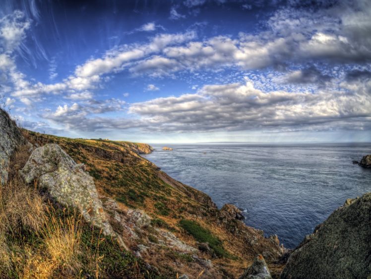 united, Kingdom, Sea, Coast, Sky, Alderney, Hdr, Clouds, Nature HD Wallpaper Desktop Background