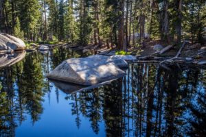 usa, Parks, Forests, Lake, Stones, California, Yosemite, Trees, Nature