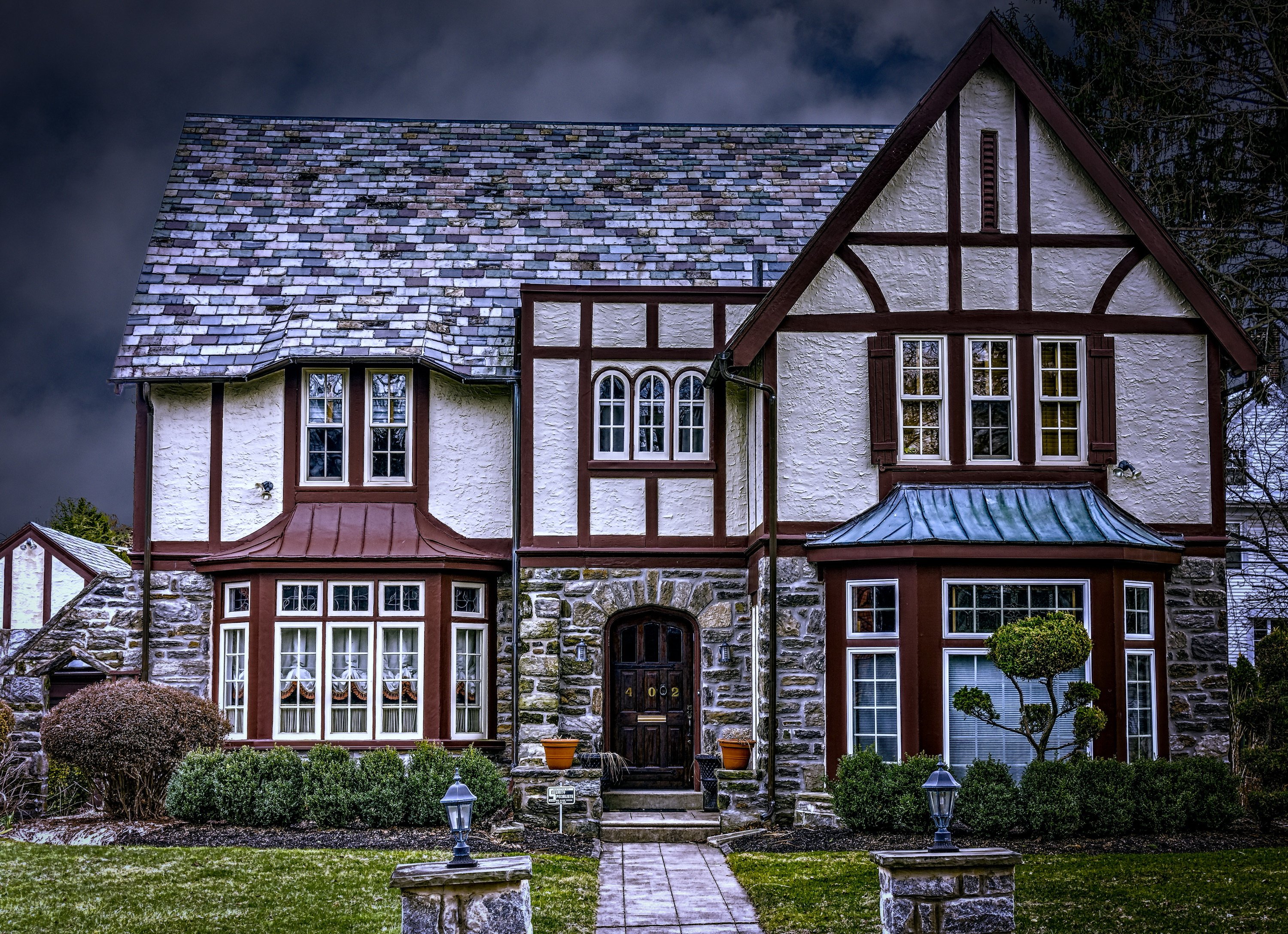 usa, Houses, Landscape, American, Tudor, Homes, Street, Lights, Hdr, Cities Wallpaper