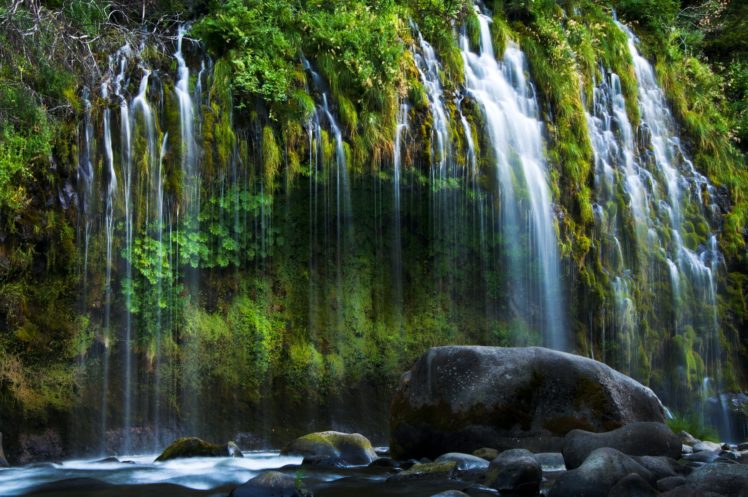 usa, Waterfalls, Stones, Mossbrae, Falls, California, Nature HD Wallpaper Desktop Background