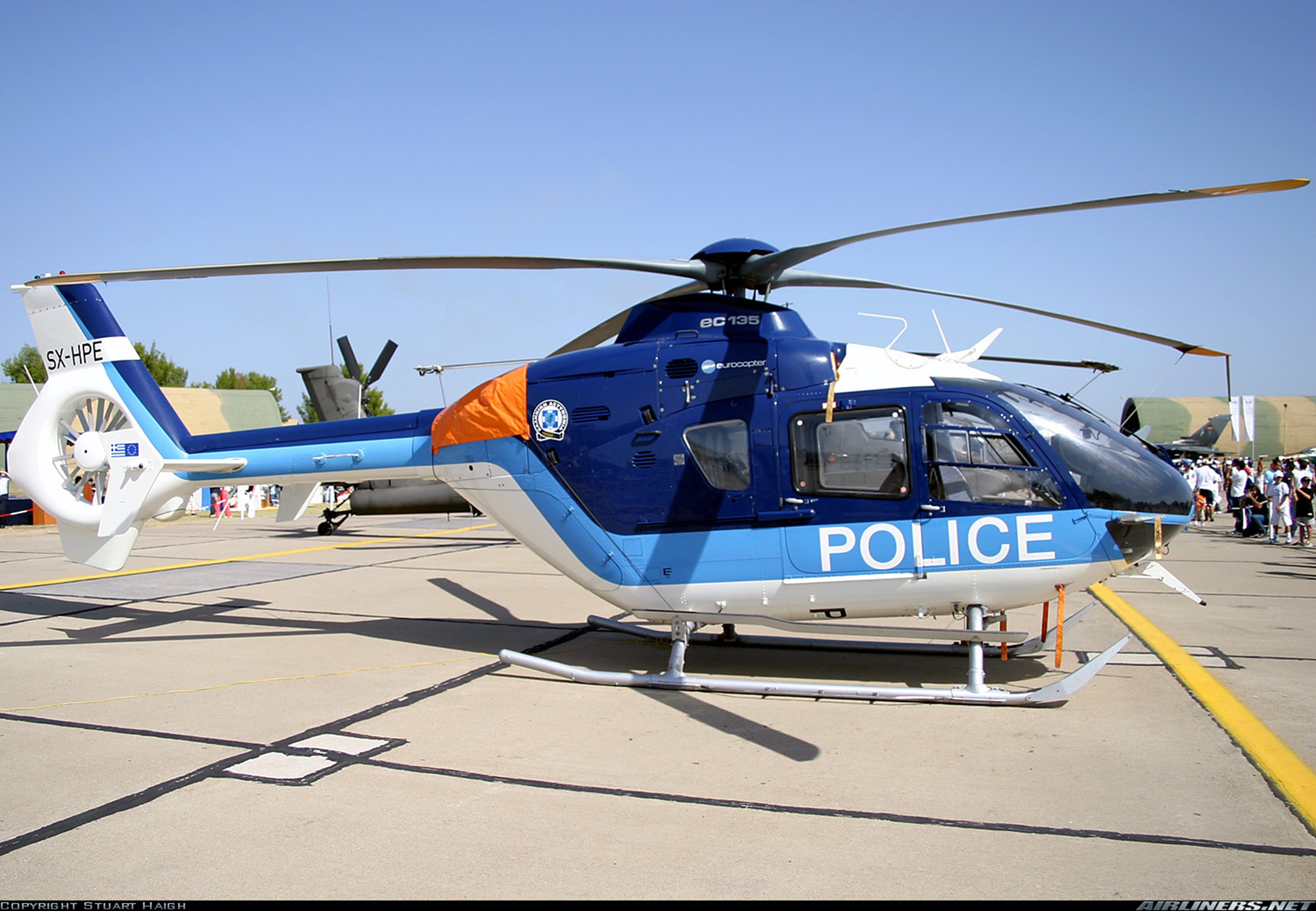 helicopter, Aircraft, Police, Greece, Eurocopter, Ec 135 Wallpaper