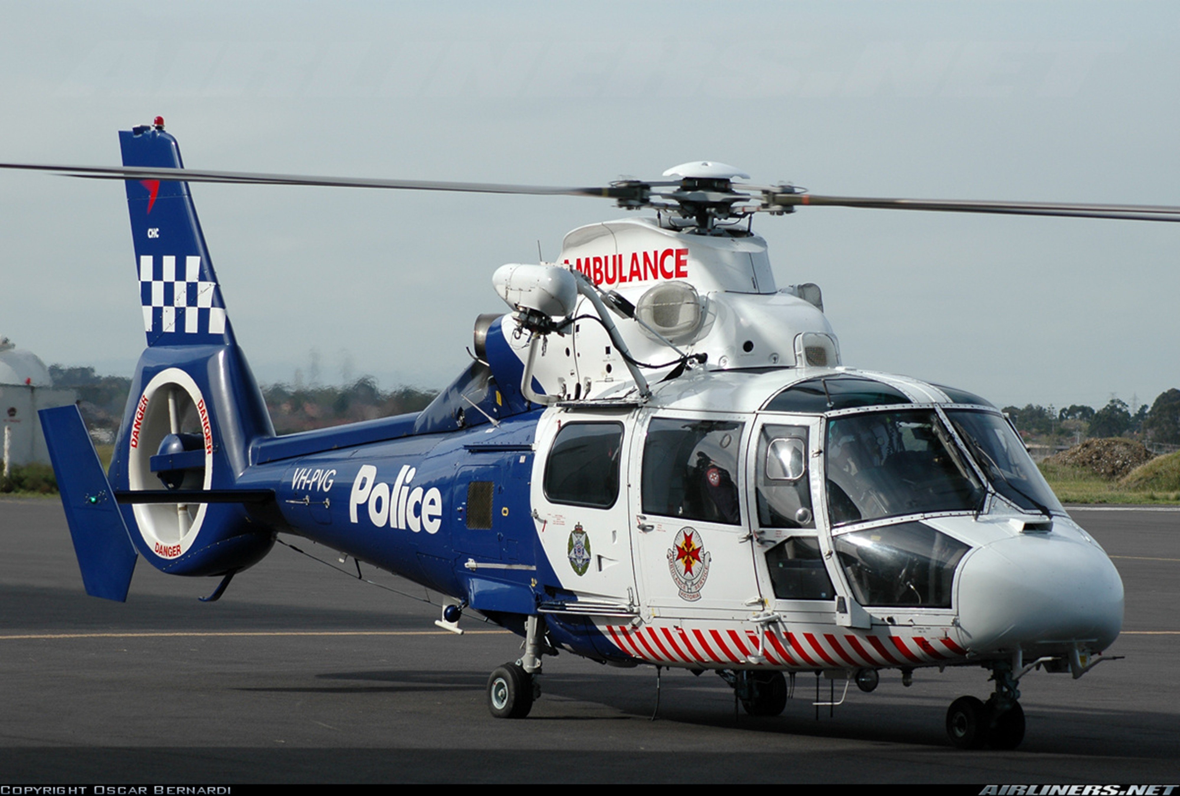 helicopter, Aircraft, Ambulance, Rescue, Police Wallpaper