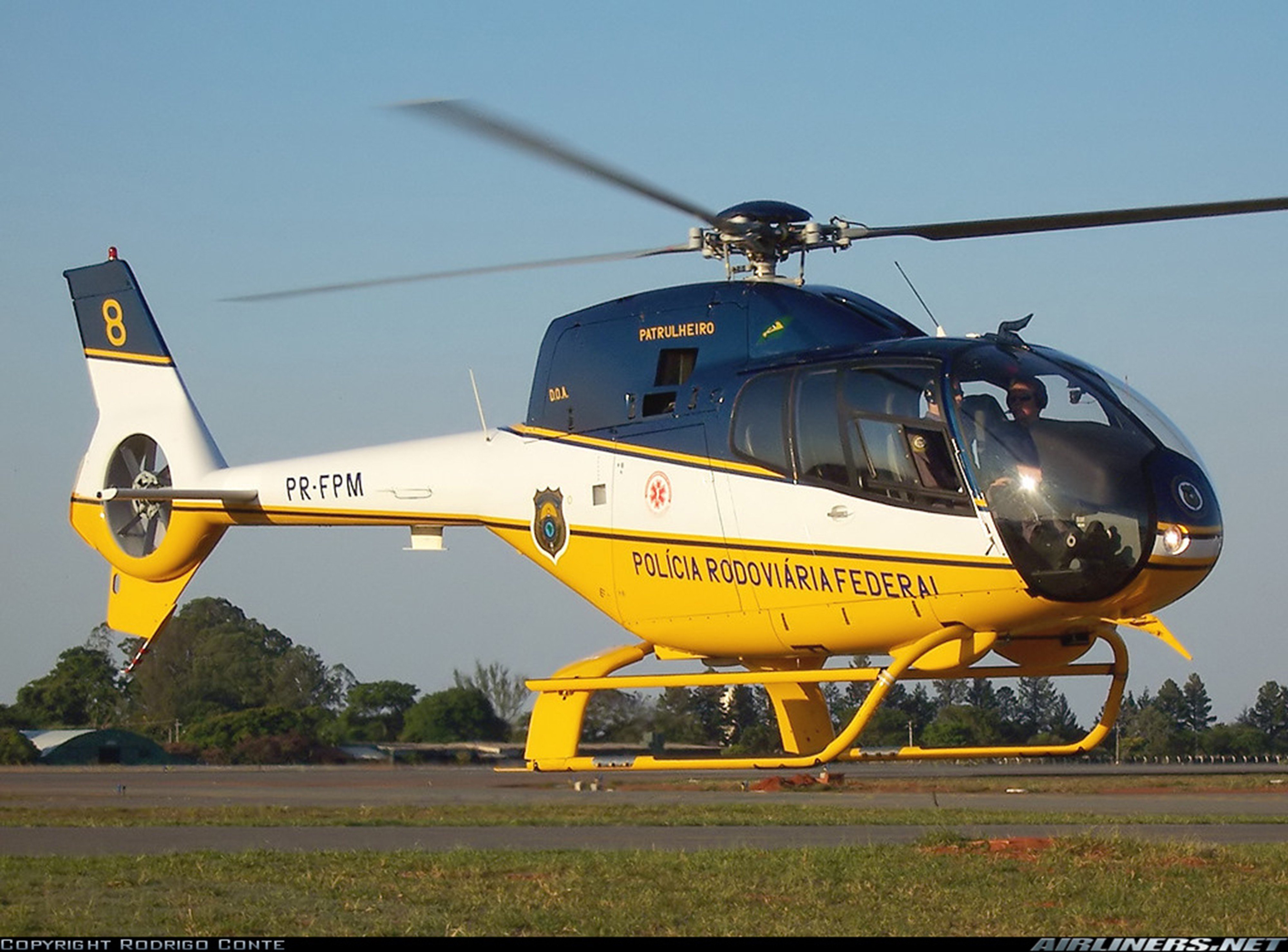 helicopter, Aircraft, Federal, Police, Highway, Brazil Wallpaper