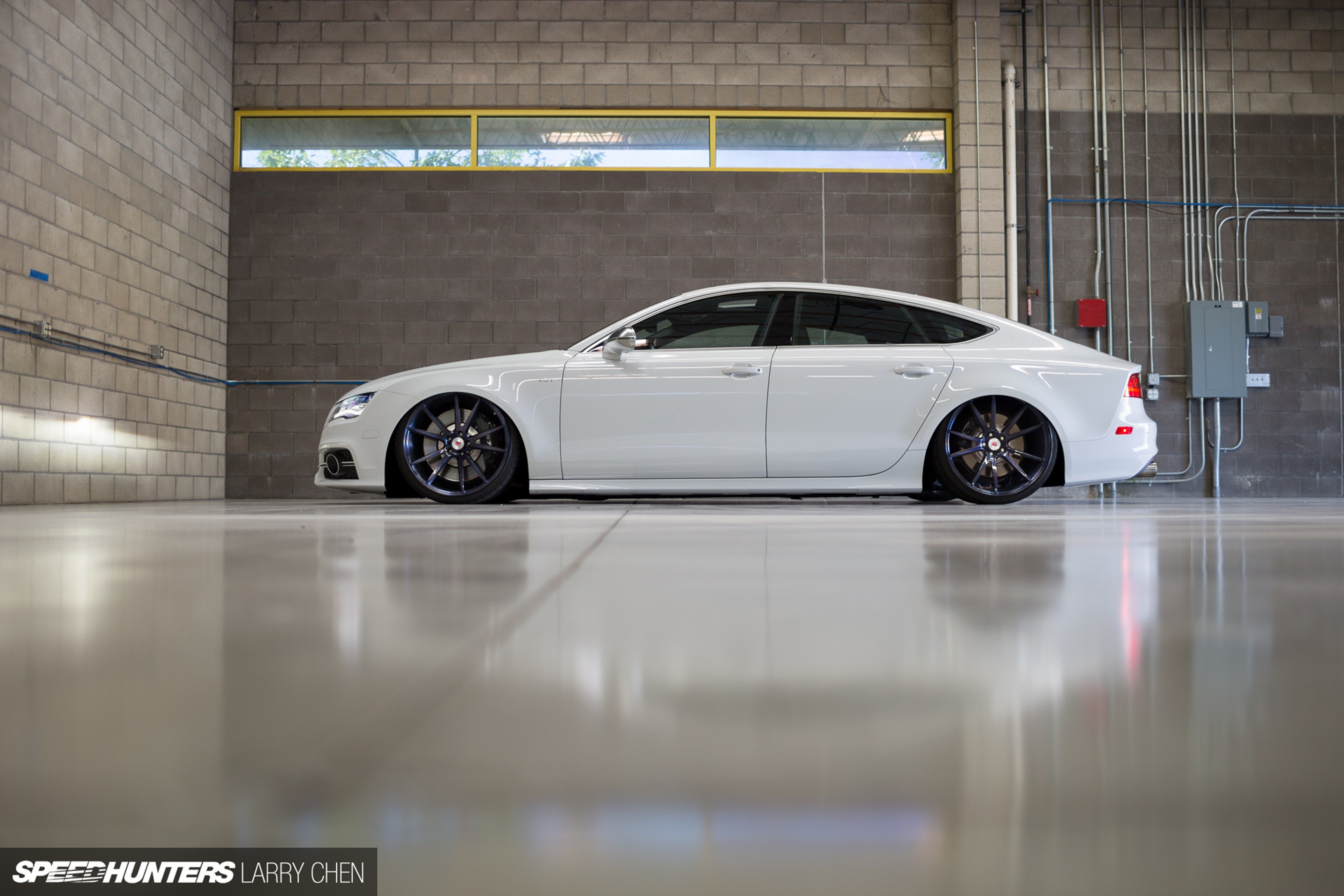 speed, Hunters, Accuair, Audi s7, Vossen, Car, Tunning, Supercar, Germany, 4000x2667 Wallpaper