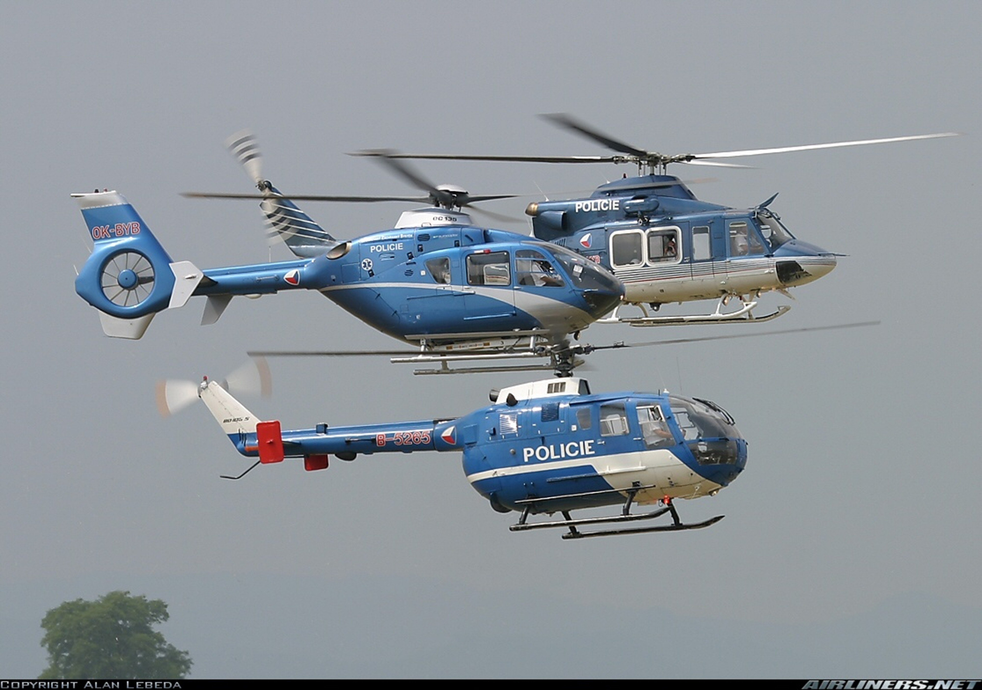 helicopter, Aircraft, Police, Czech republic Wallpaper