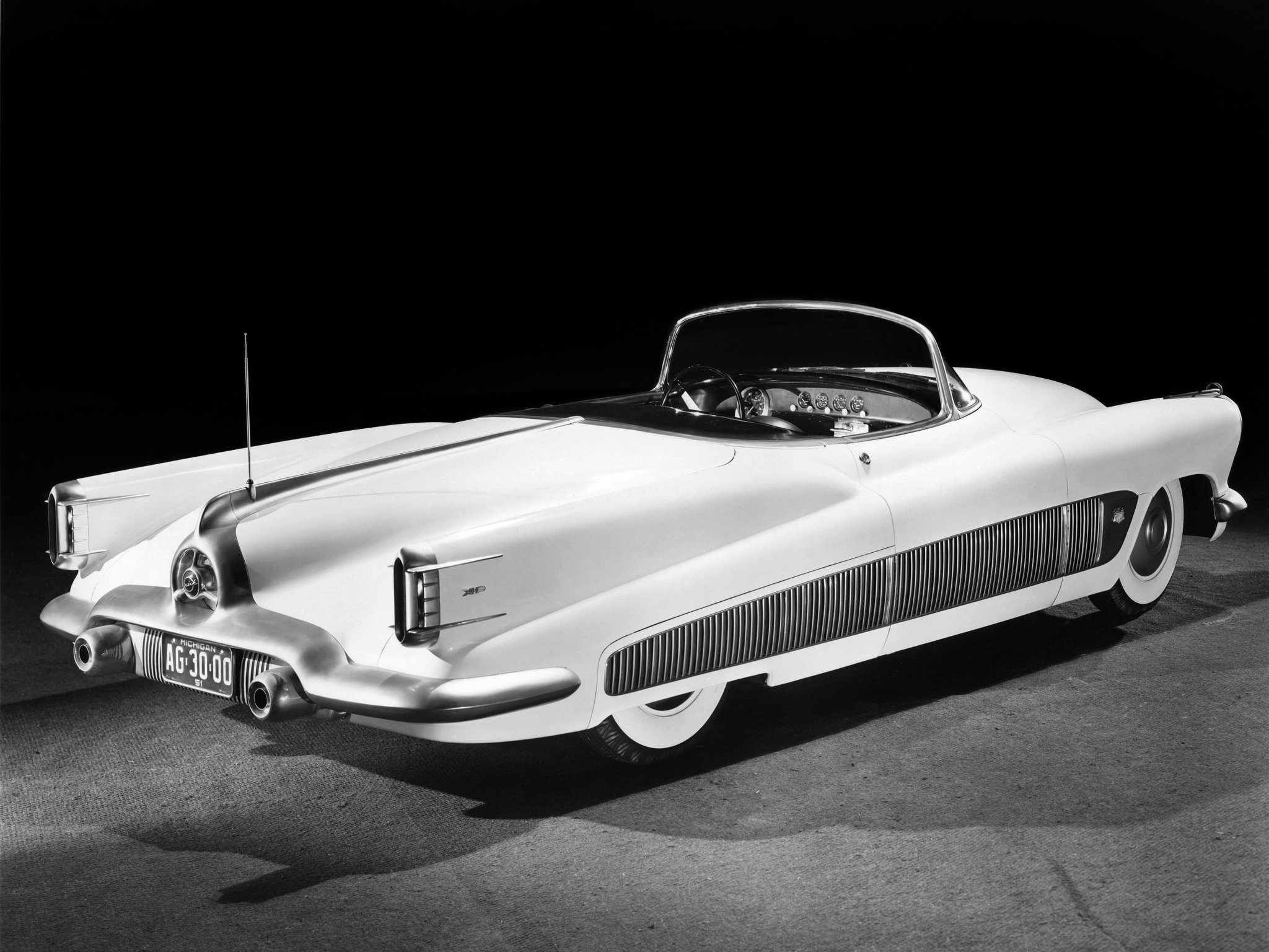 1951, Buick, Xp 300, Concept, Retro, Convertible Wallpaper
