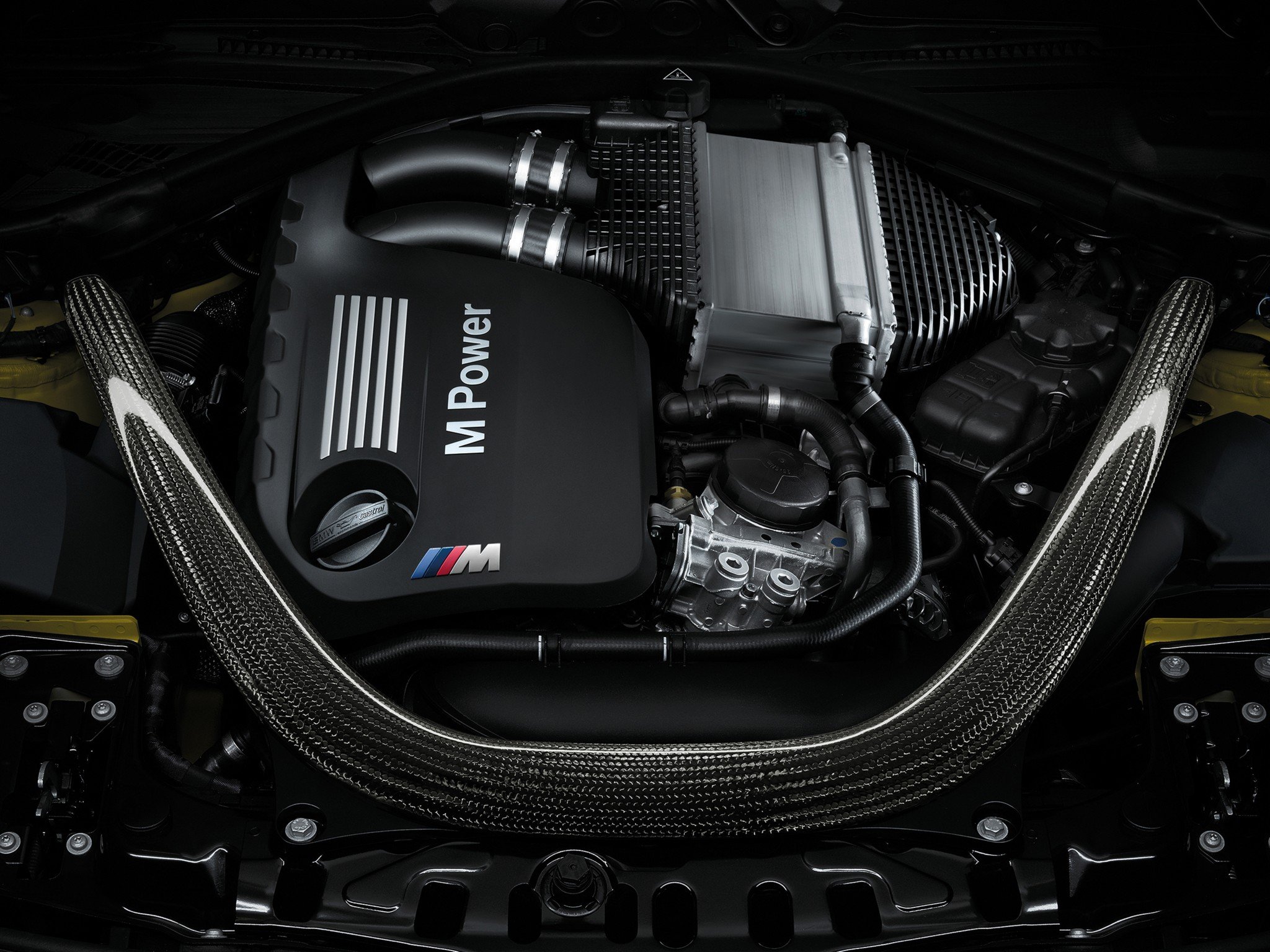 2014, Bmw, M 4, Coupe,  f82 , Engine Wallpaper