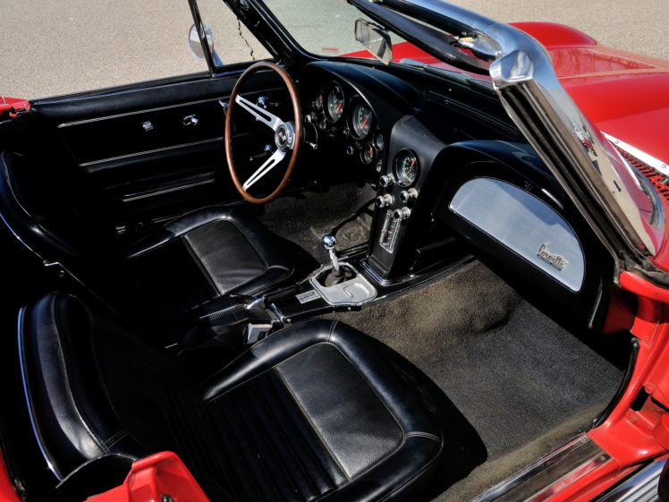 1967, Chevrolet, Corvette, Sting, Ray, L75, 327, 300hp, Convertible,  c 2 , Stingray, Supercar, Muscle, Interior HD Wallpaper Desktop Background