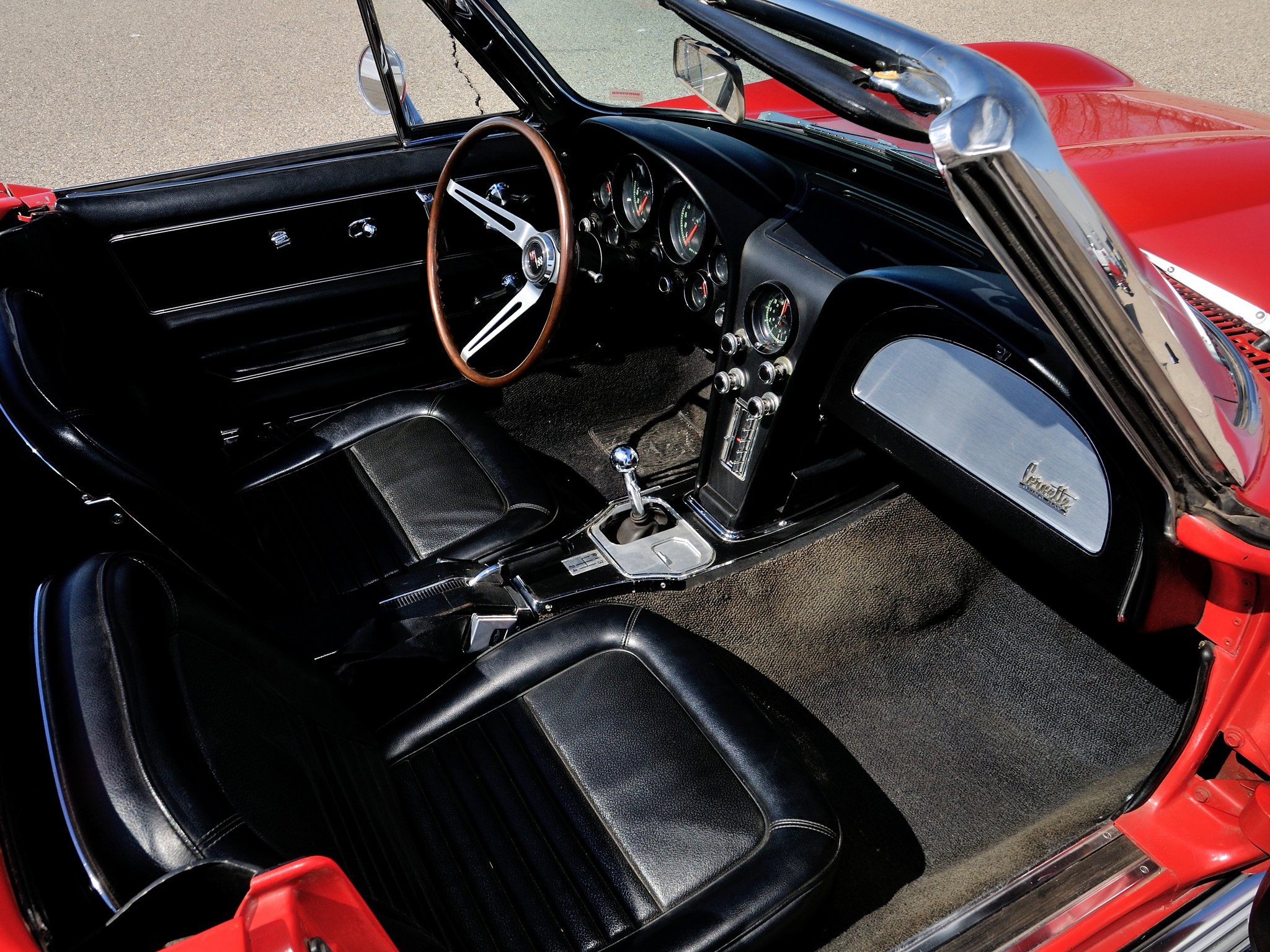 1967, Chevrolet, Corvette, Sting, Ray, L75, 327, 300hp, Convertible,  c 2 , Stingray, Supercar, Muscle, Interior Wallpaper