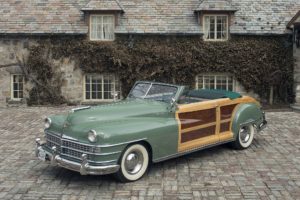 1948, Chrysler, Town, Country, Convertible, Retro