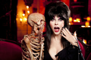 elvira, Tv, Series, Show, Dark, Horror, Skeleton, Skull, Women, Actress, Models, Brunettes, Sexy, Babes, Boobs, Cleavage, Halloween, Humor, Face, Eyes, Pov