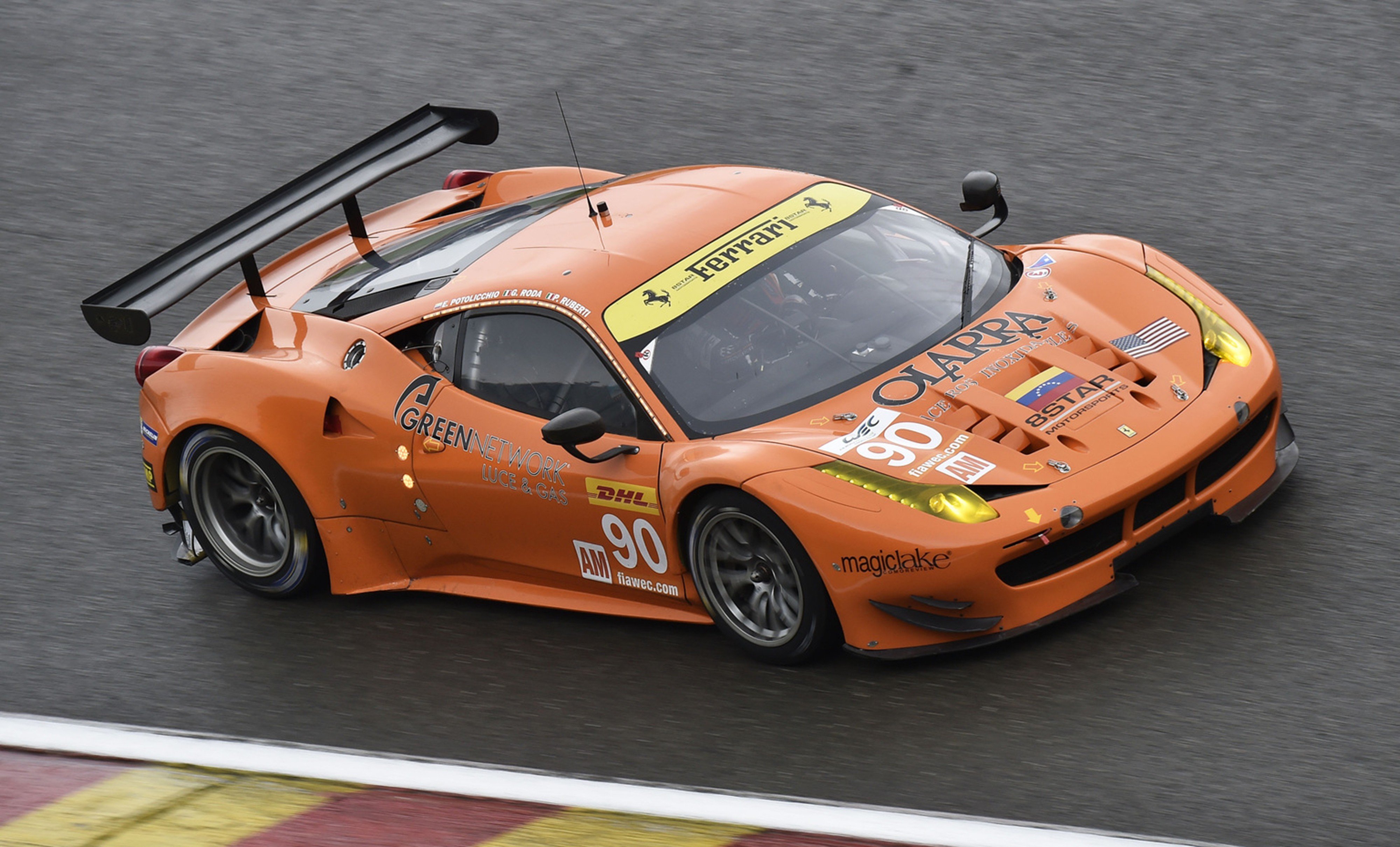 2014, Wec, 6, Heures, De, Spa francorchamps, Car, Race, Belgium, Racing, 8 star, Motorsports, Ferrari, 458, Gtc, 2, 4000x2419 Wallpaper