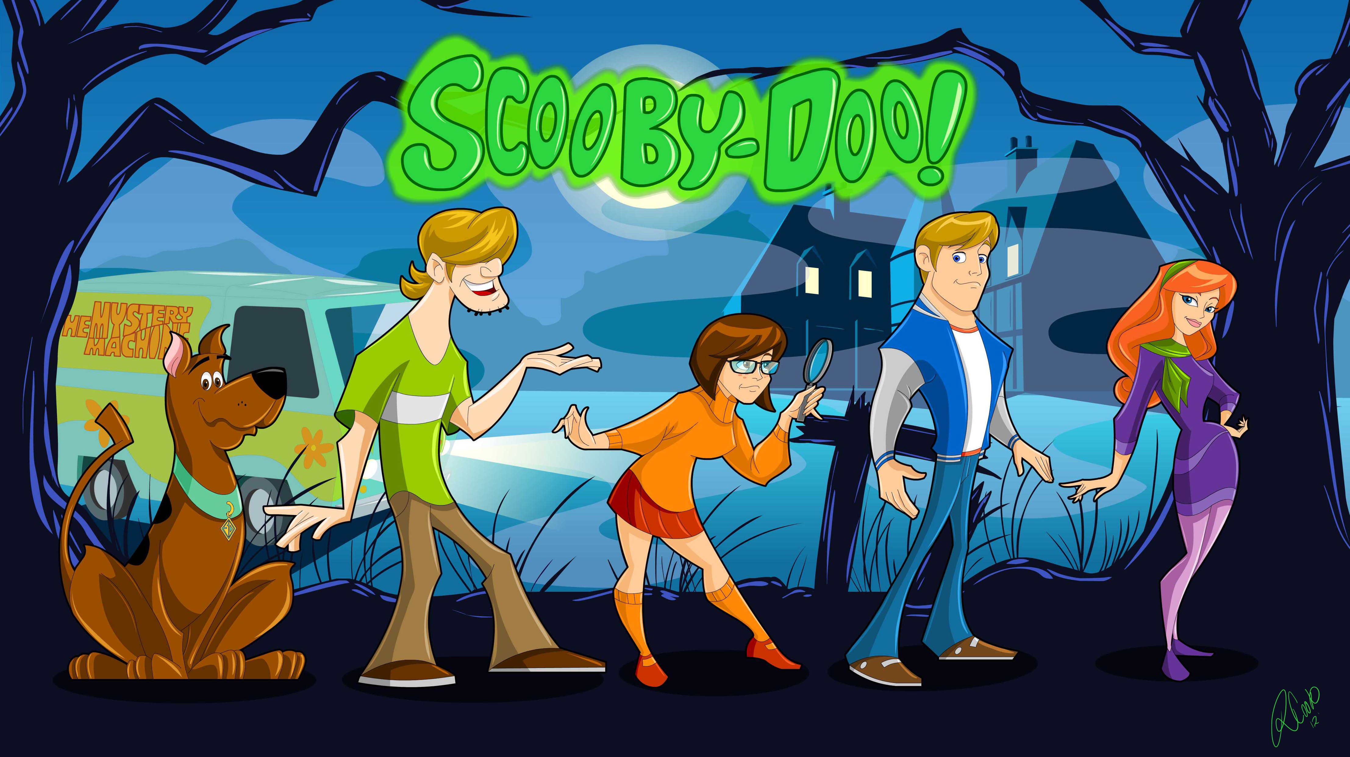 scooby, Doo, Adventure, Comedy, Family, Cartoon,  7 Wallpaper