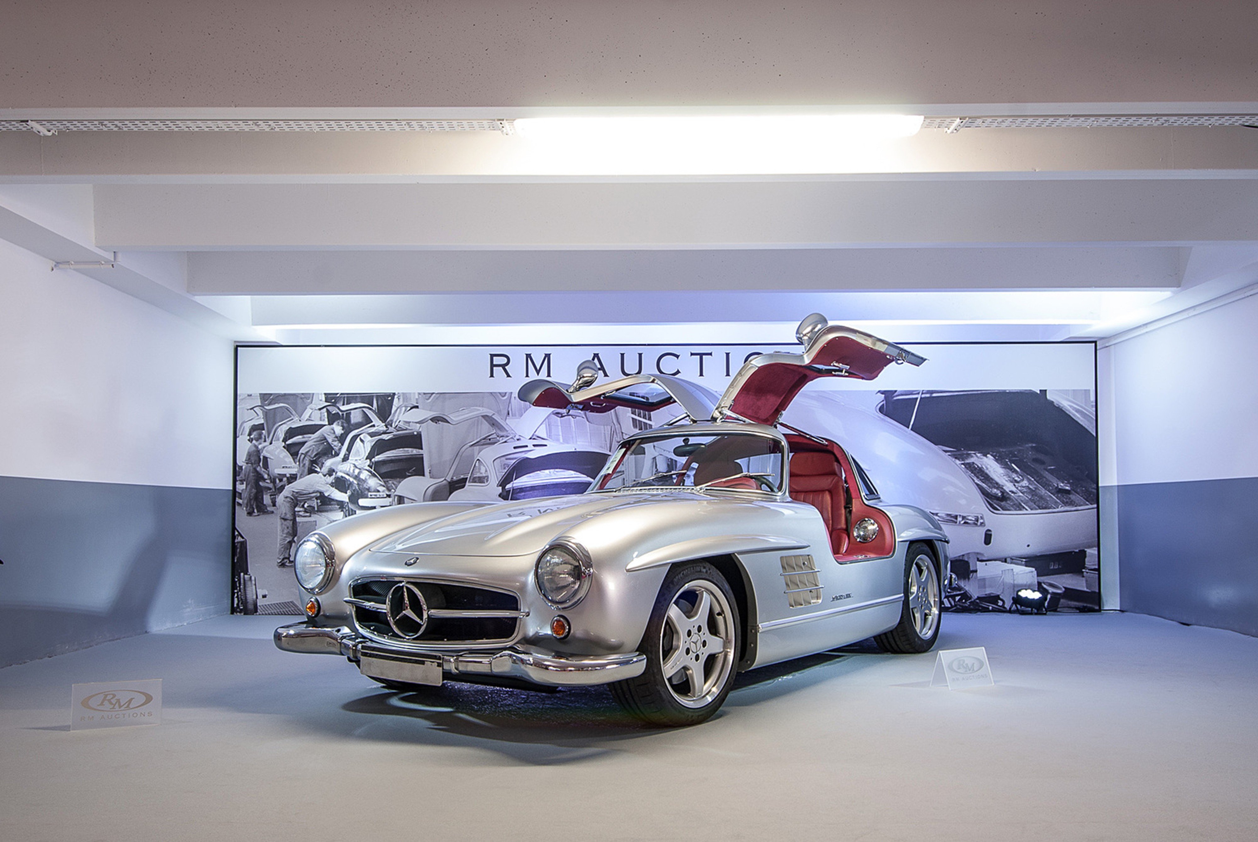 rmand039s, Auction, In, Monaco, Classic, Car, 1954, Mercedes benz, 300sl, Amg, 4000x2677 Wallpaper