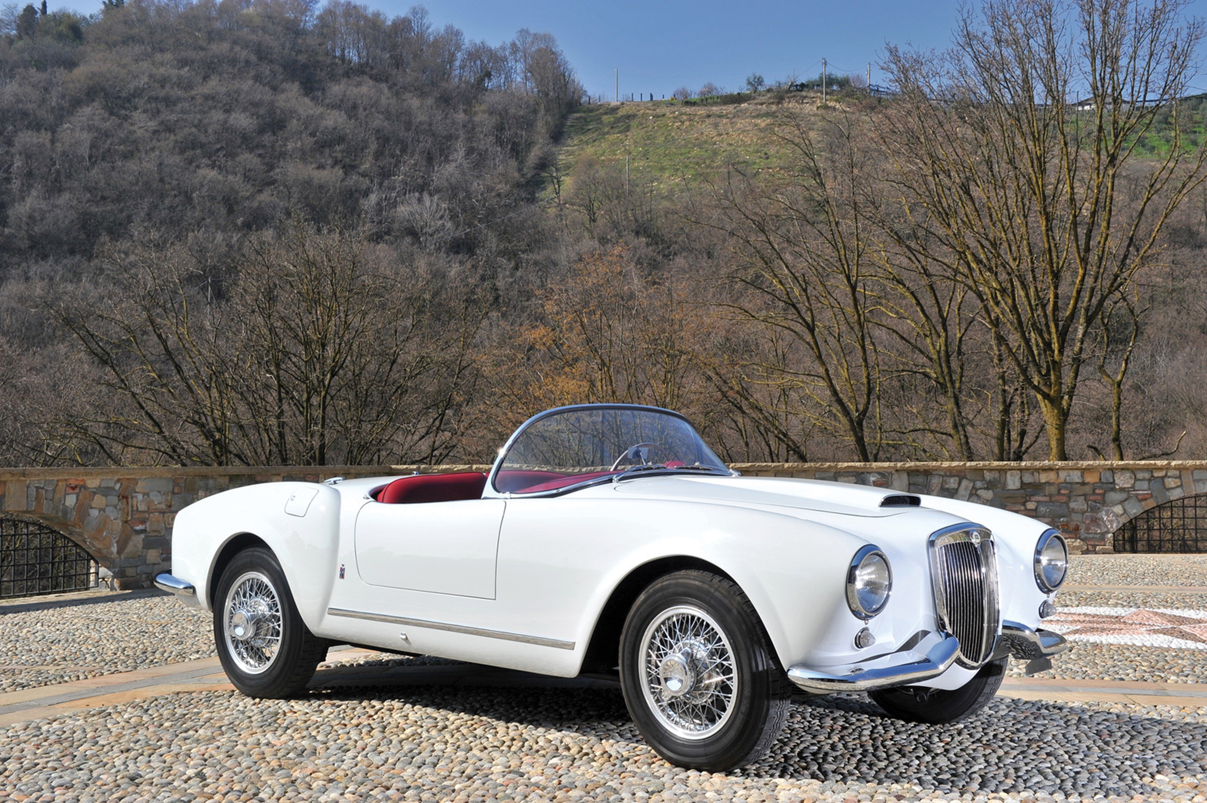 rmand039s, Auction, In, Monaco, Classic, Car, 1955, Lancia, Aurelia, B24s, Spider, America, 4000x2661 Wallpaper