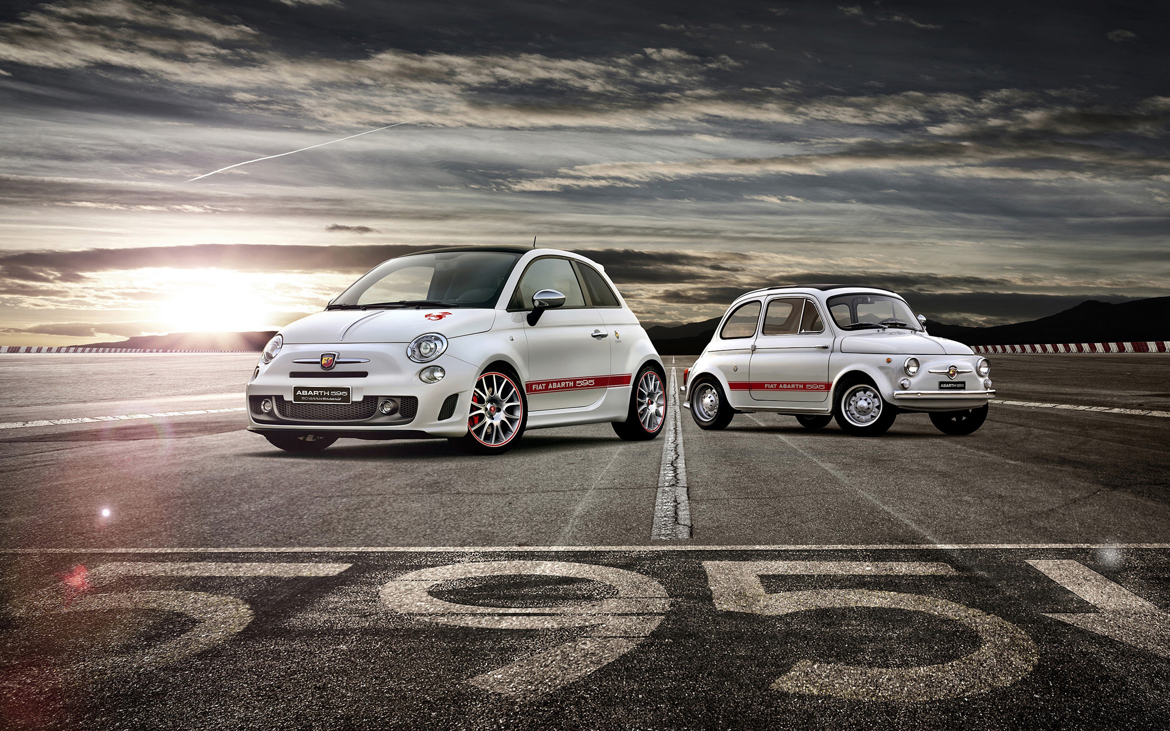 2014, Fiat, 595, Abarth, 50th anniversary, Car, Italy, 4000x2500 Wallpaper
