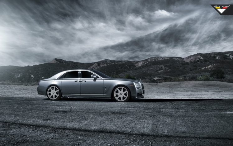 2014, Vorsteiner, Rolls royce, Ghost, Supercar, Car, Tunning, Silver, 4000×2500 HD Wallpaper Desktop Background