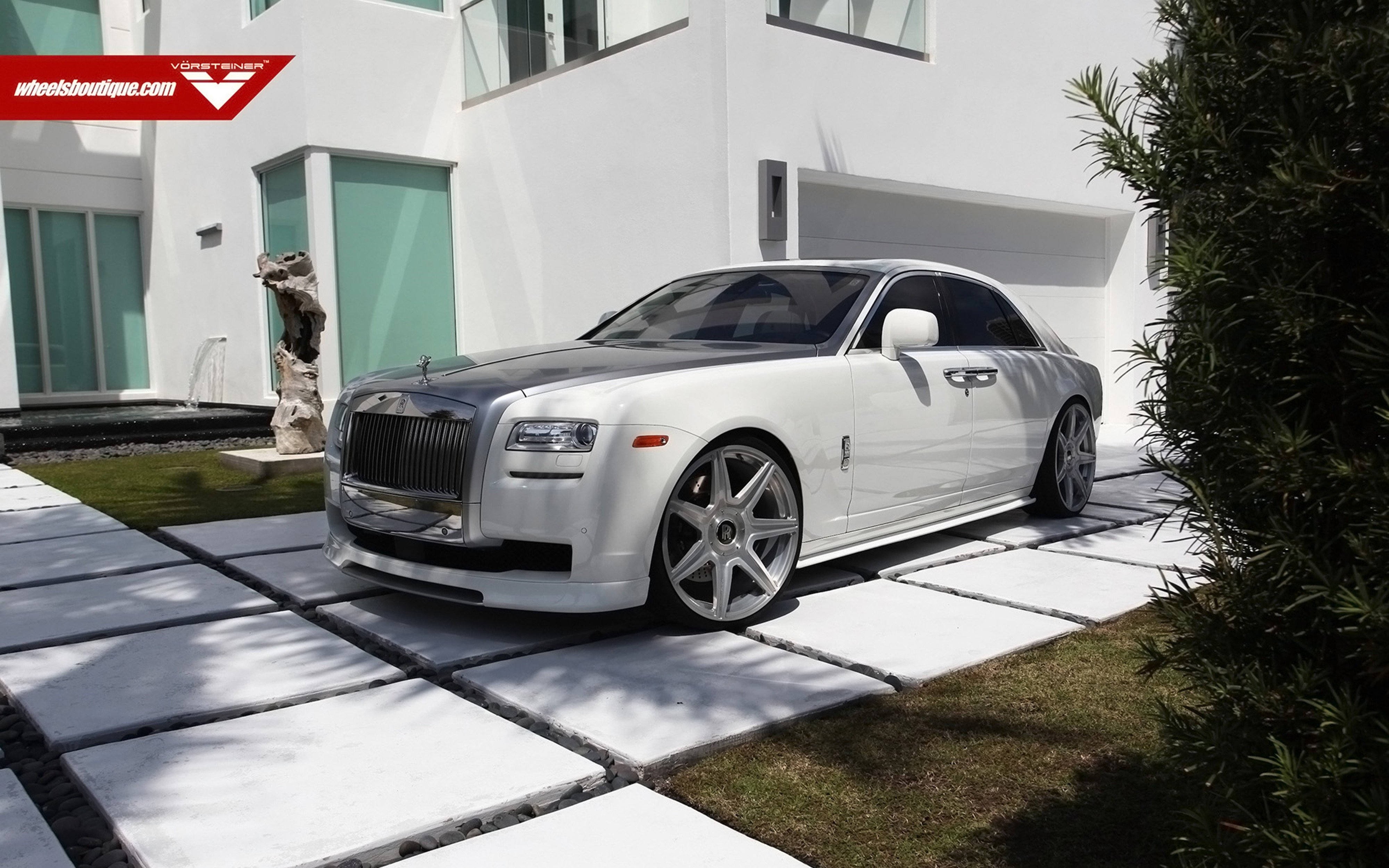 2014, Vorsteiner, Rolls royce, Ghost, Supercar, Car, Tunning, White, 4000x2500 Wallpaper