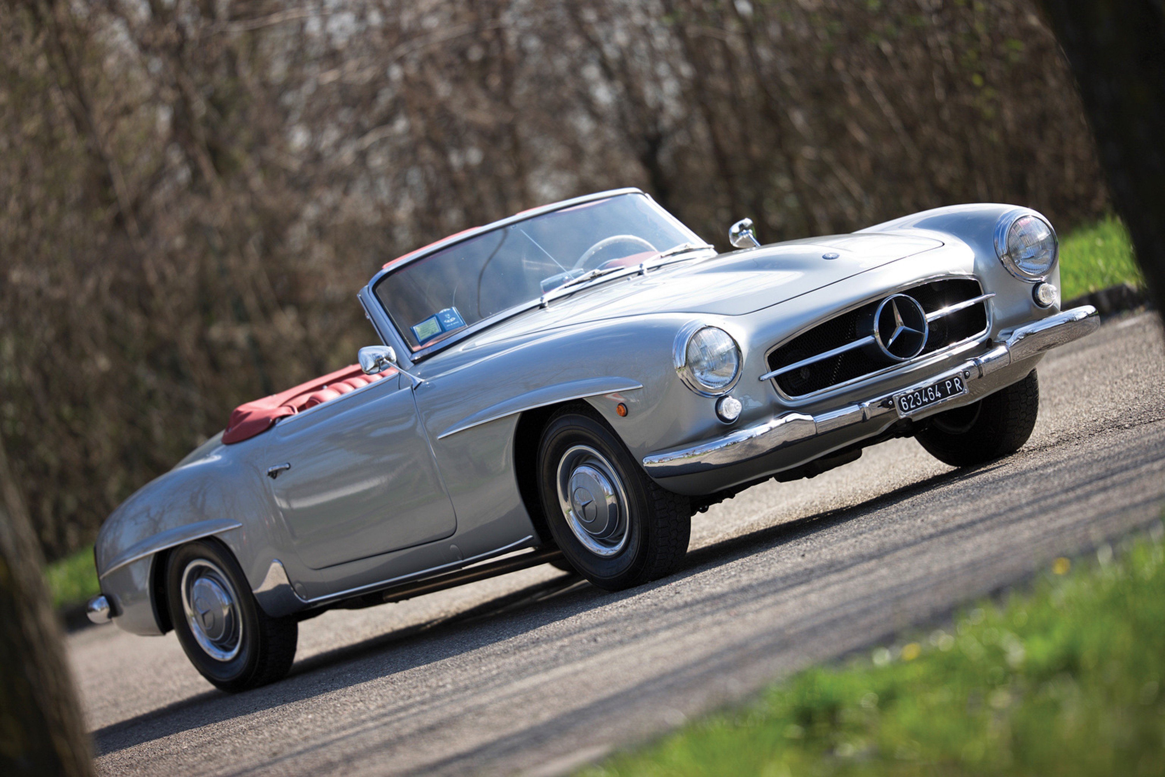rmand039s, Auction, In, Monaco, Classic, Car, 1959, Mercedes benz, 190sl, Roadster, 4000x2667 Wallpaper