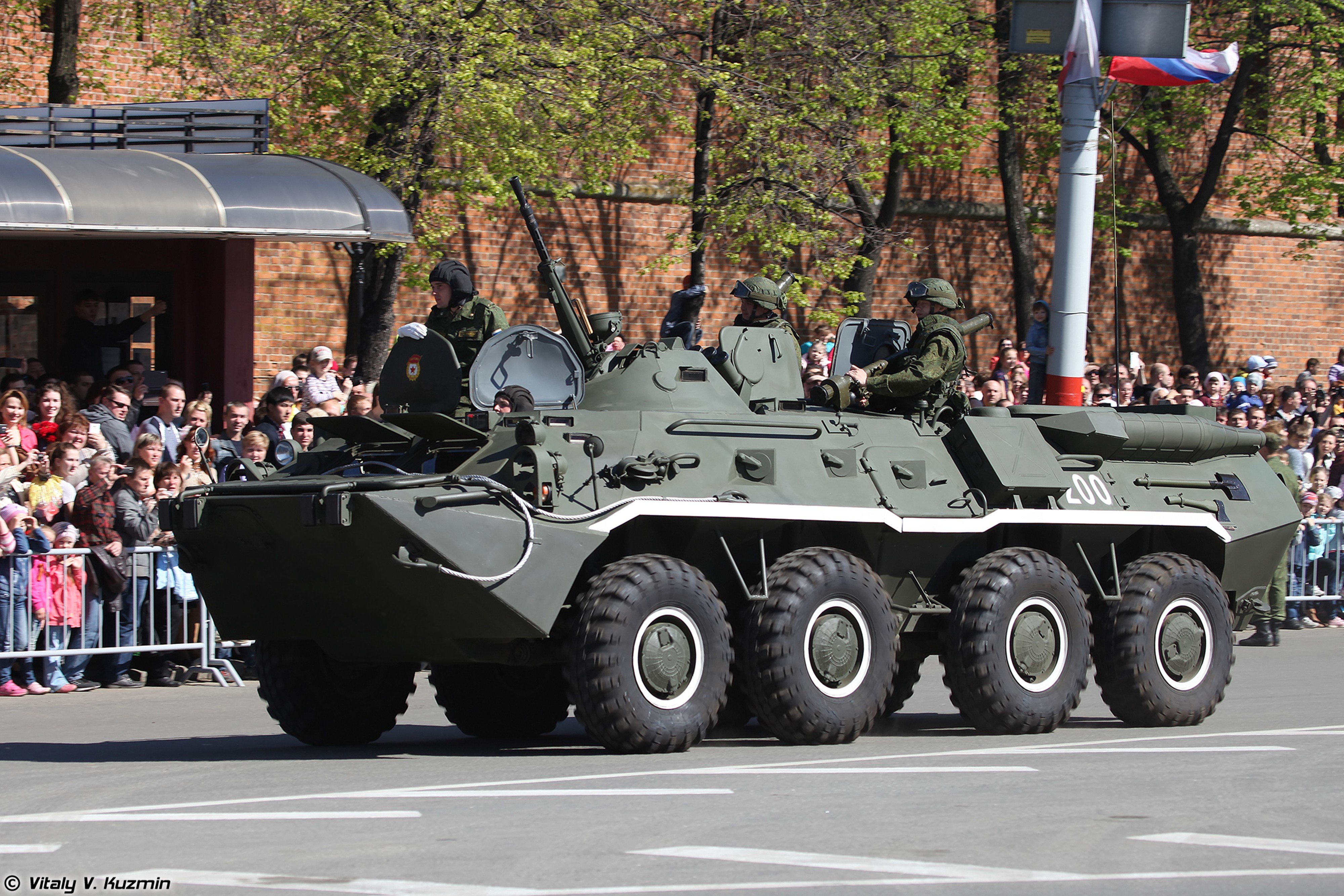 2014, Victory, Day, Parade in nizhny novgorod, Russia, Military, Russian, Army, Red star, Armored, Btr 80, Apc, 2, 4000x2667 Wallpaper