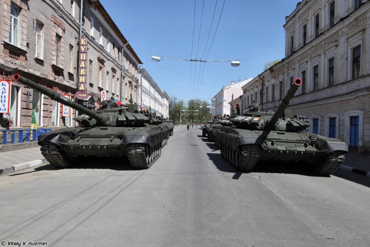 2014, Victory, Day, Parade in nizhny novgorod, Russia, Military, Russian, Army, Red star, Armored, Tank, Mbt, T 72b3, Tanks, From, 9th, Separate, Motor, Rifle, Brigade, 6, 4000×2667 HD Wallpaper Desktop Background