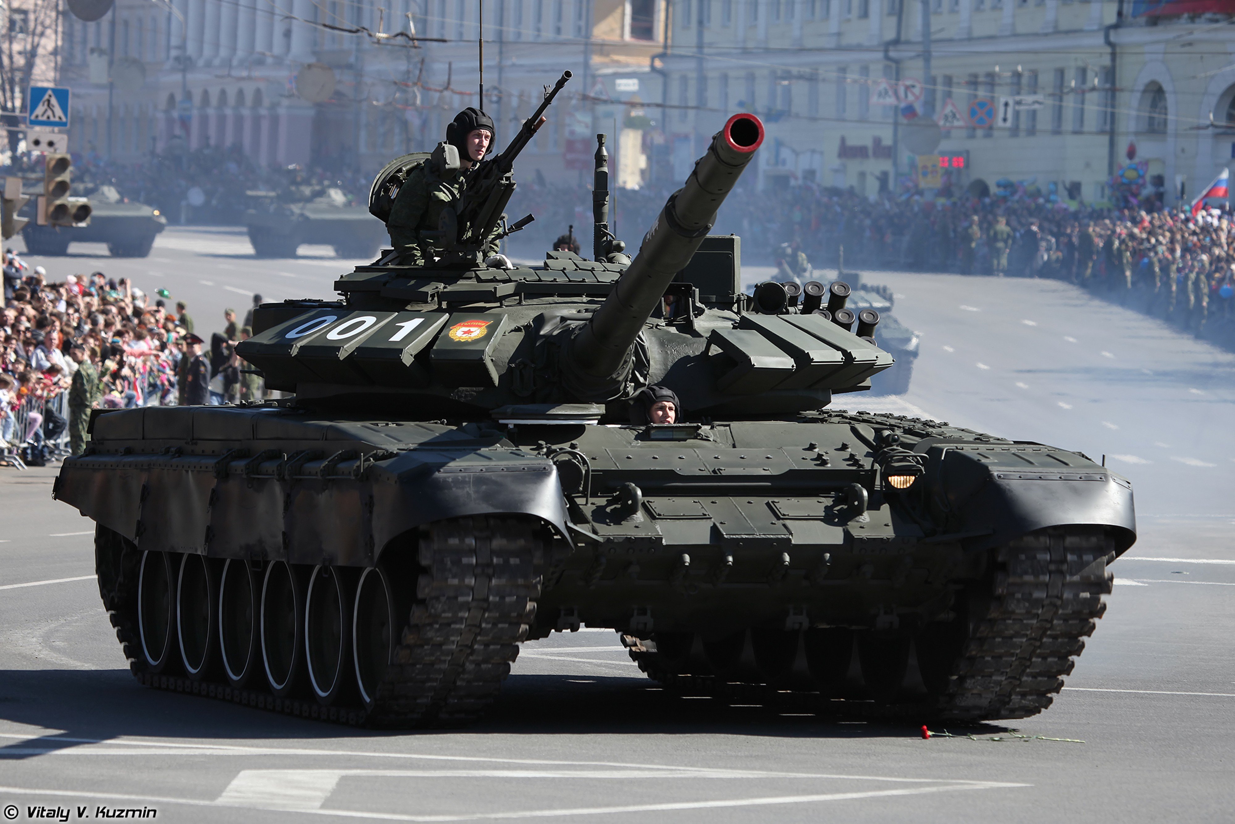 2014, Victory, Day, Parade in nizhny novgorod, Russia, Military, Russian, Army, Red star, Armored, Tank, Mbt, T 72b3, 4000x2667 Wallpaper