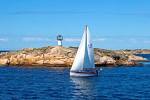 sailing, Sports, Boats, Lighthouse, Islands, Ocean, Sea, Sky