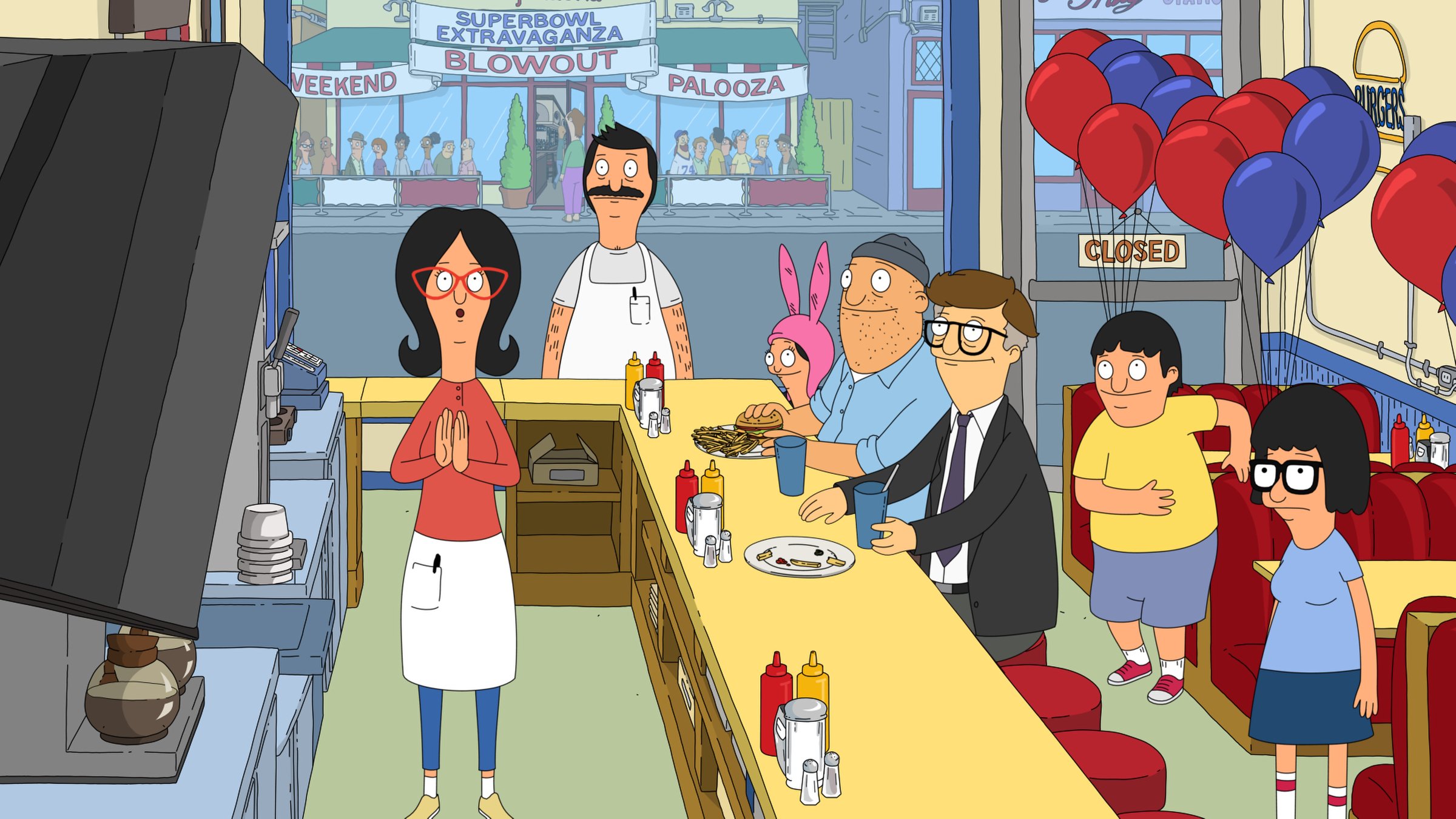 bobs, Burgers, Animation, Comedy, Cartoon, Fox, Series, Family,  24 Wallpaper