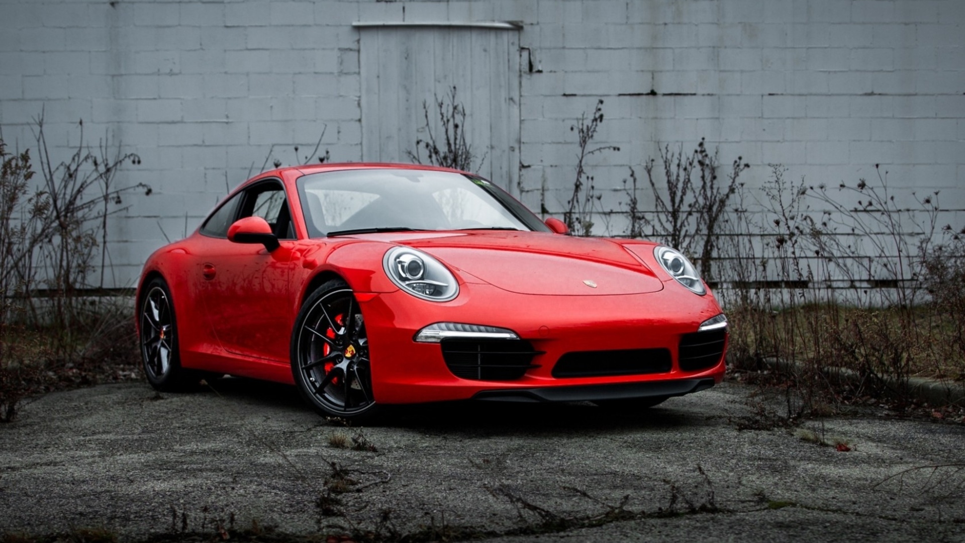 911, Porsche, Red Wallpaper