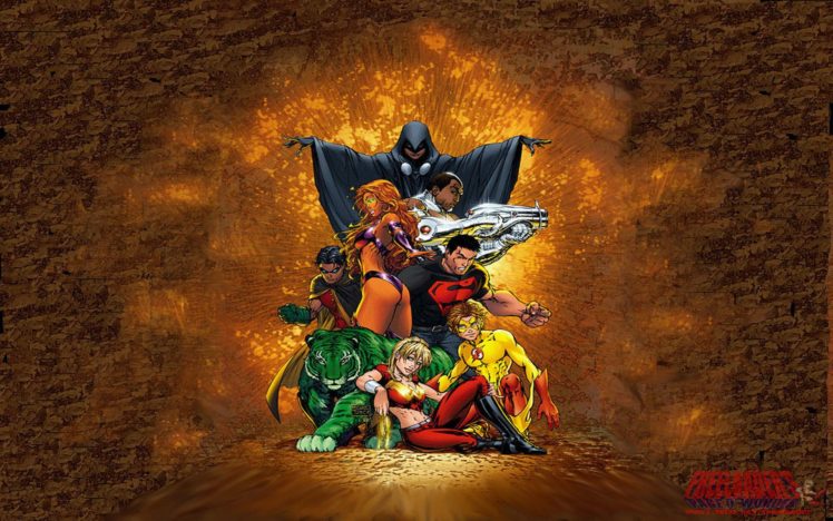 teen, Titans, Animation, Action, Adventure, Superhero, Dc comics, Comic,  49 HD Wallpaper Desktop Background