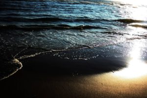landscapes, Ocean, Sea, Sand, Waves, Reflection, Sunlight, Sunset, Sunrise
