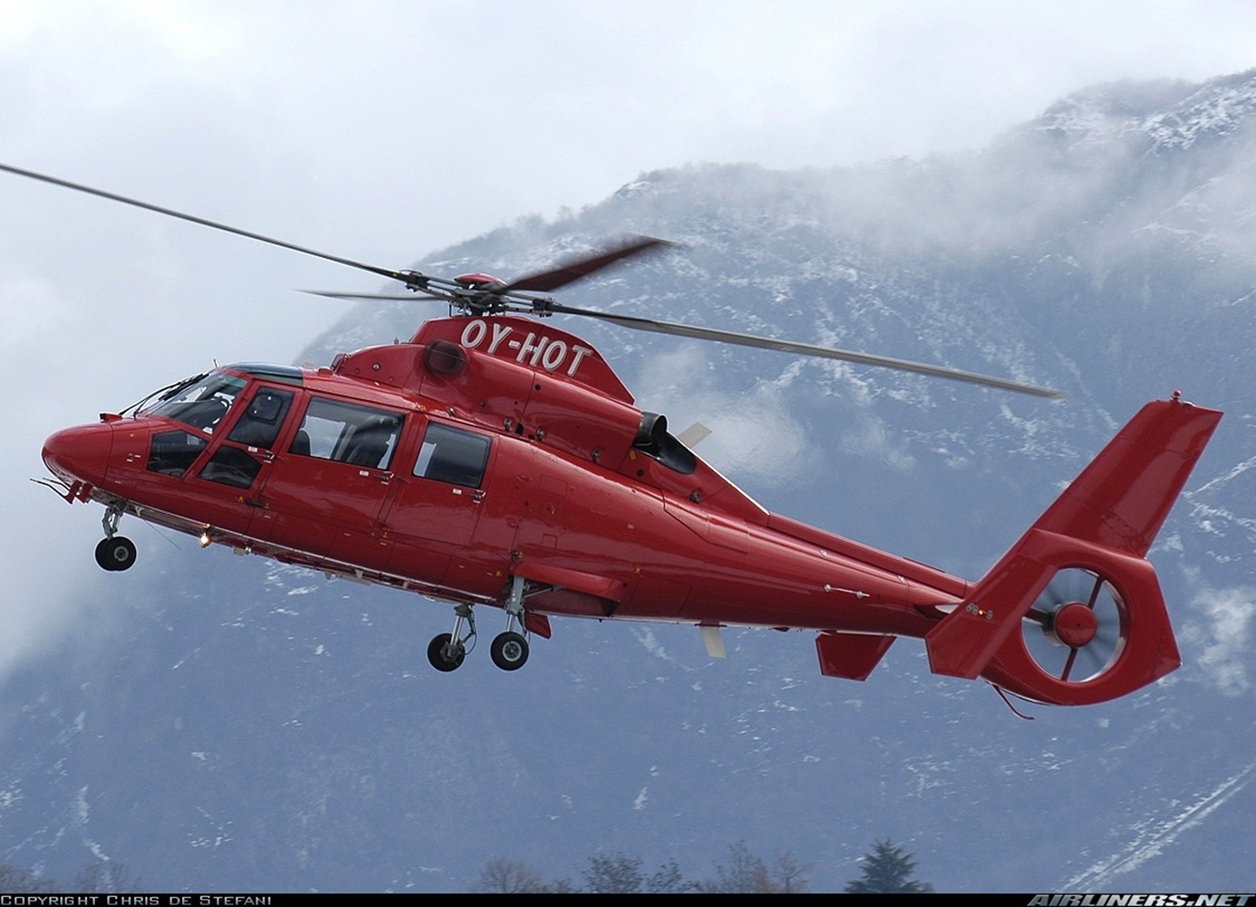 , Helicopter, Aircraft, Red Wallpaper