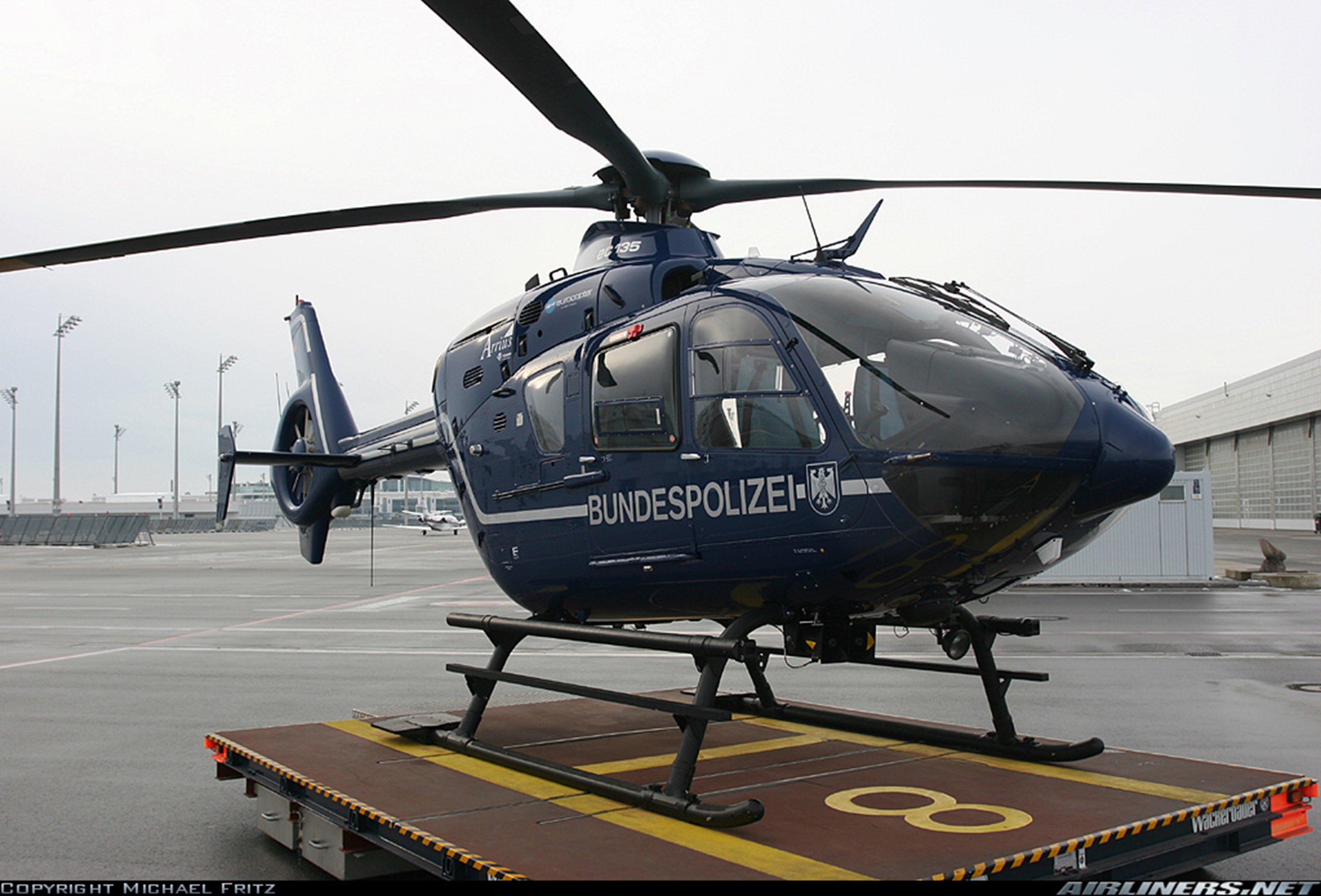 helicopter, Aircraft, Police, Federal, Germany, Eurocopter, Ec 135, Bundespolizei Wallpaper