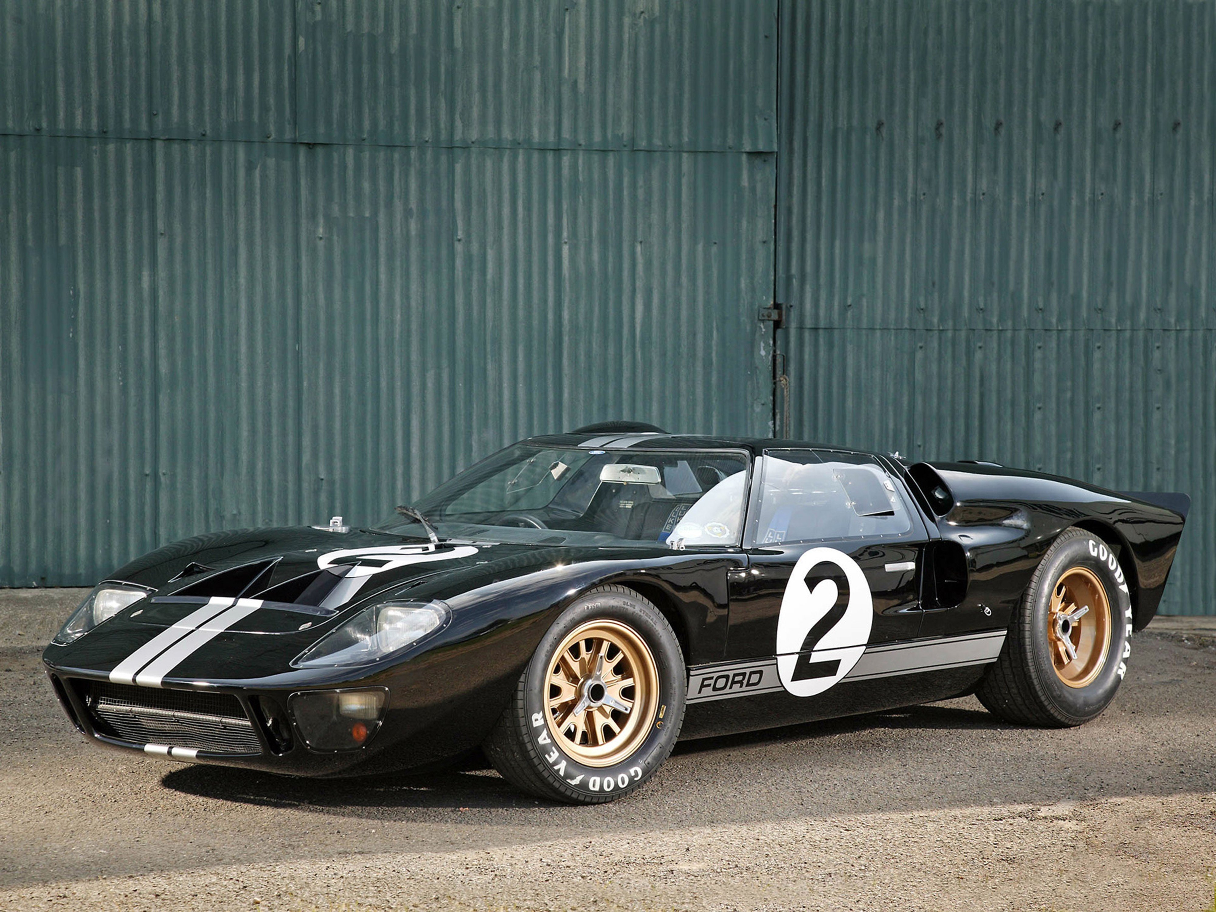 1966, Ford, Gt40, Le mans, Racing, Car, Race, Classic, 4000x3000 Wallpaper