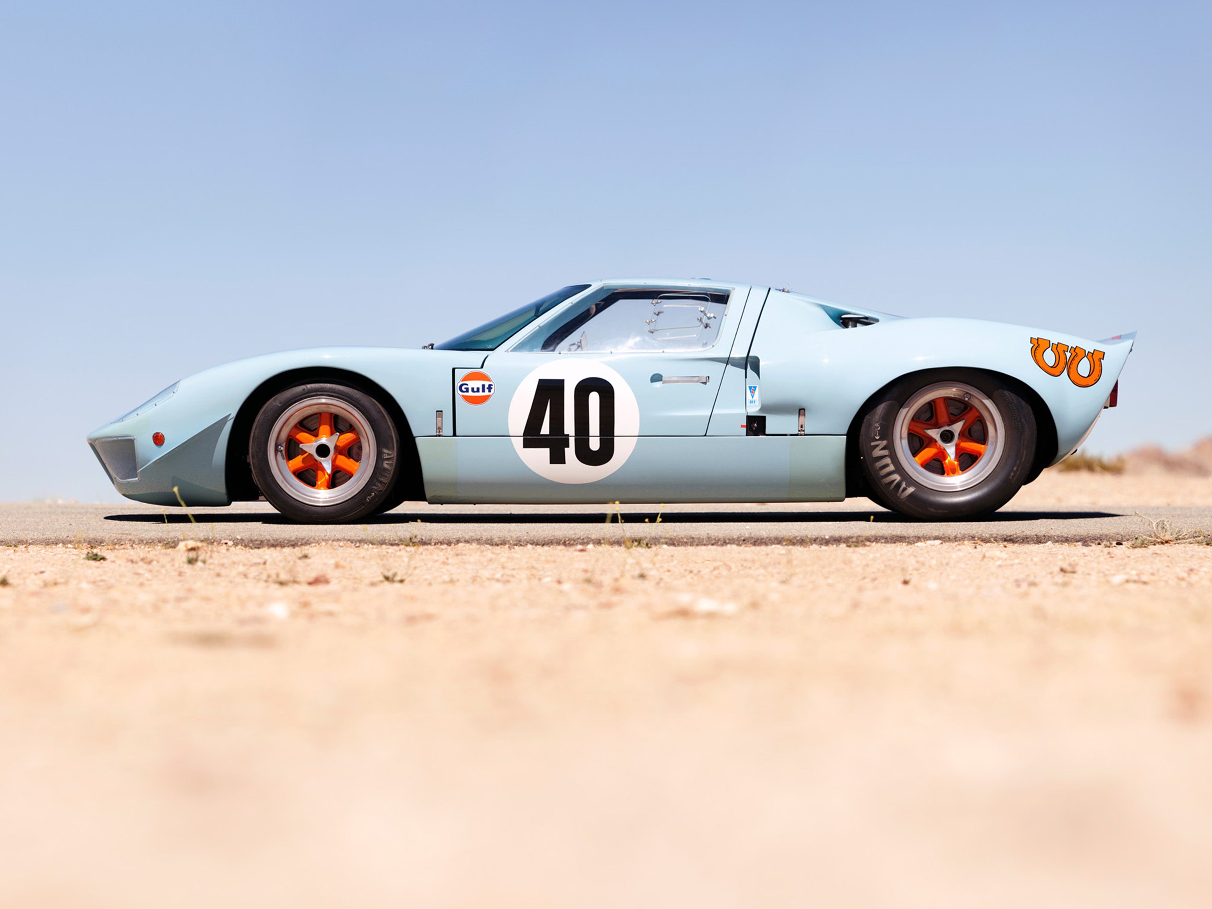 1968, Gulf, Ford, Gt40, Le mans, Racing, Car, Race, Classic, 4000x3000 Wallpaper
