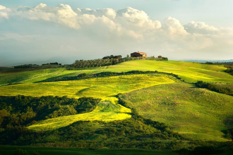 italy, Tuscany, Vineyard, House HD Wallpaper Desktop Background