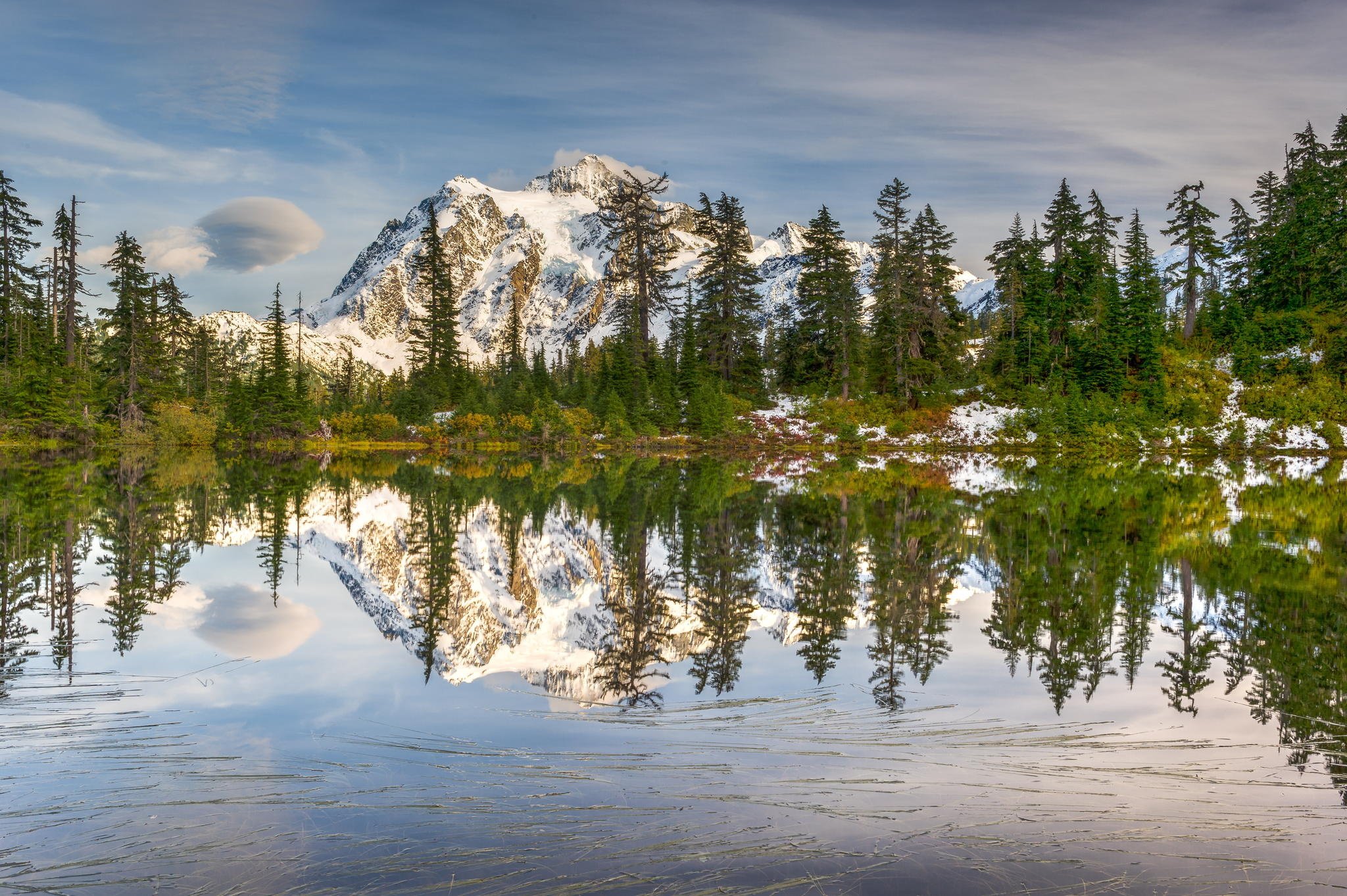 landscape, Nature, Lake, Mountains, Reflection, Trees Wallpaper