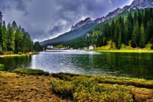 misurina, Lake, In, The, Dolomites, Italy