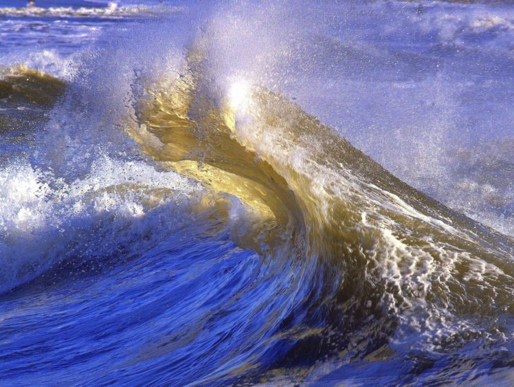 sea, Waves, Spray, Foam HD Wallpaper Desktop Background