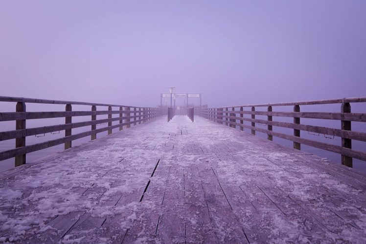 lake, Snow, Winter, Germany HD Wallpaper Desktop Background