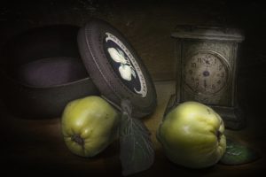 apples, Box, Style, Watches, Vintage, Retro, Painting, Art, Still, Life