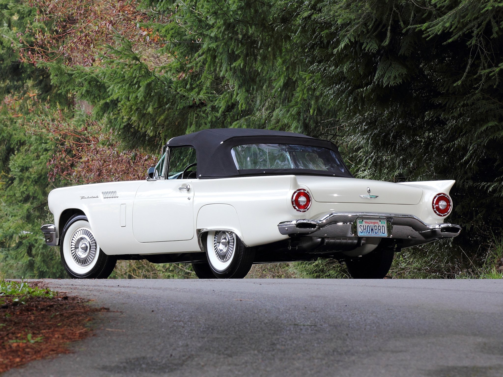 1957, Ford, Thunderbird, Special, Supercharged, 312, 300hp,  40a , Retro, Gf Wallpaper