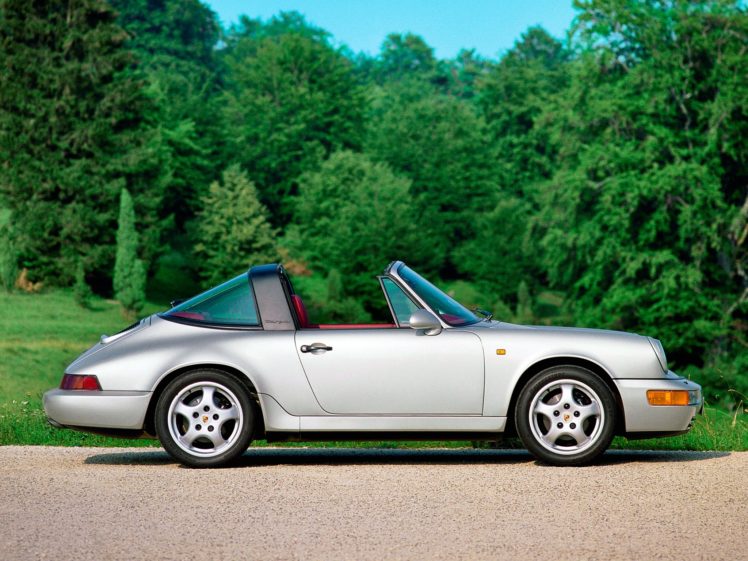 1990, Porsche, 911, Carrera, 4, Targa,  964 HD Wallpaper Desktop Background