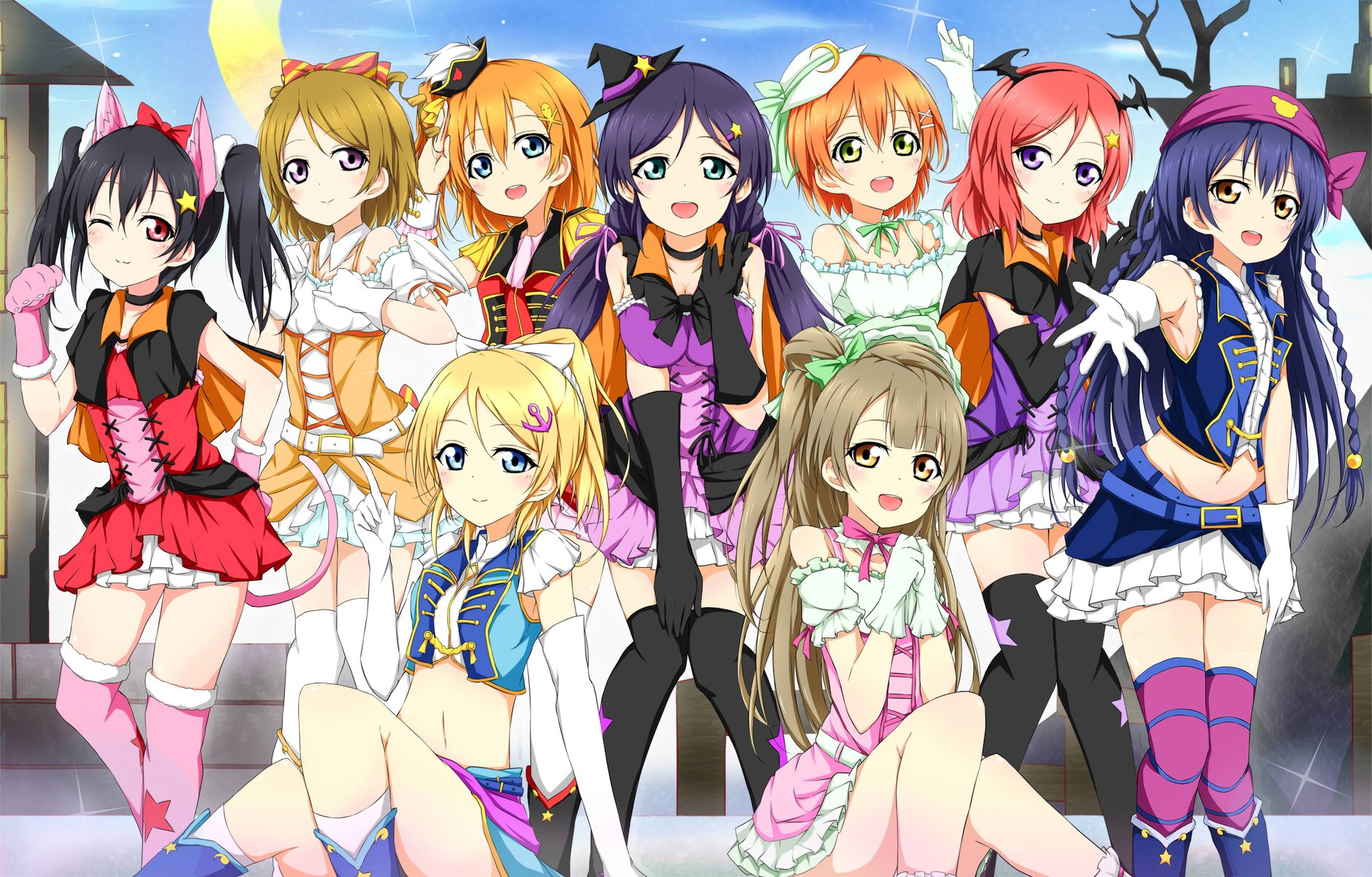 ayase, Eri, Hoshizora, Rin, Karamoneeze, Koizumi, Hanayo, Kousaka ...