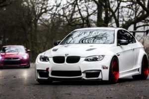 bmw, E92, M3, White, Front, Cars, Tuning