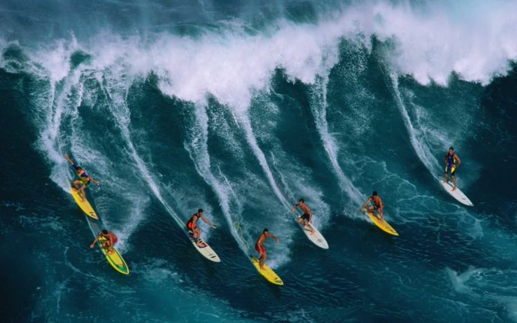 surfing, People, Ocean, Sea, Waves, Nature HD Wallpaper Desktop Background