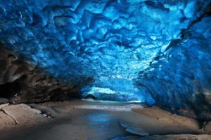 stones, Blue, Ice, Cave, Skaftafell, Iceland