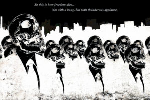 obey, Rebel, Through, Obedience, Anarchy, Dark, Horror, Political, Skulls, Crowd